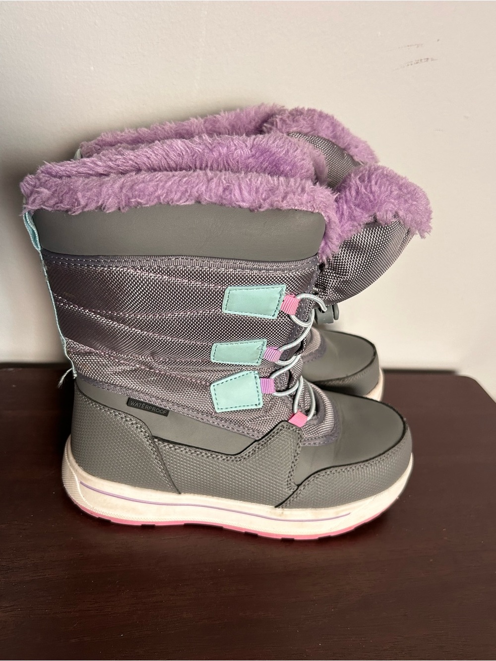 Wonder Nation Girls Tall Bungee Boot size 3
